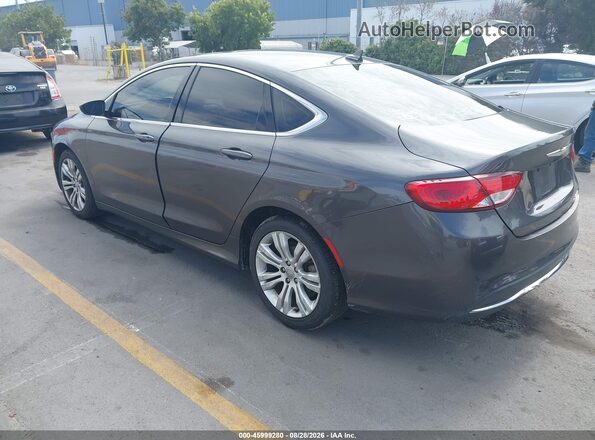 1C3CCCAB7GN115430 2016 CHRYSLER 200 Gray Tył lewy