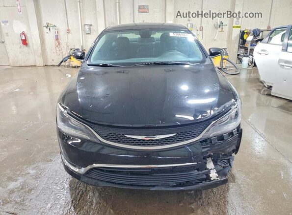 1C3CCCAB7GN131644 2016 CHRYSLER 200 Black Вид спереду