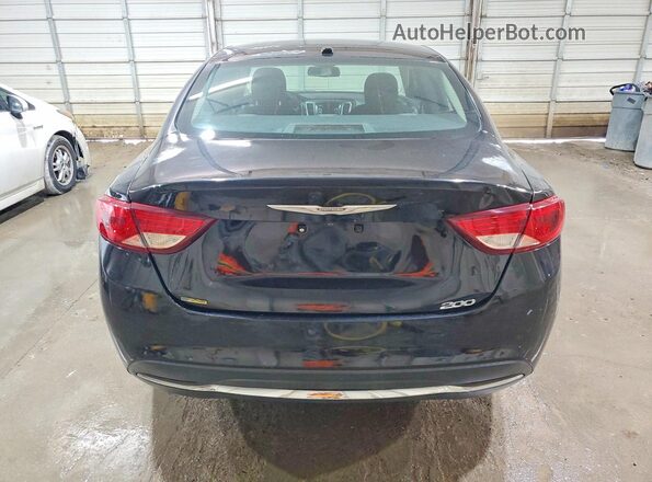 1C3CCCAB7GN131644 2016 CHRYSLER 200 Black Вид ззаду