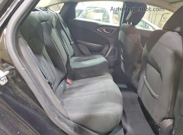 1C3CCCAB7GN131644 2016 CHRYSLER 200 Black Вид задніх сидінь