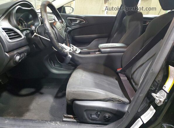 1C3CCCAB7GN131644 2016 CHRYSLER 200 Black Вид салону спереду