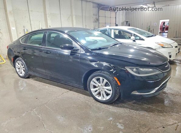 1C3CCCAB7GN131644 2016 CHRYSLER 200 Black Передня права чверть
