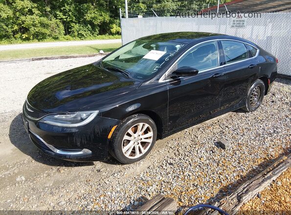 1C3CCCAB7GN154115 2016 CHRYSLER 200 Black Vista tres cuartos delantera izquierda