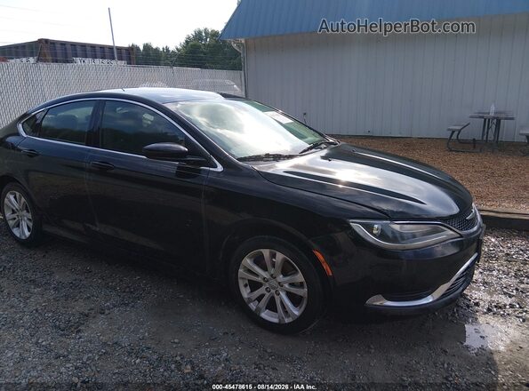 1C3CCCAB7GN154115 2016 CHRYSLER 200 Black Vista del cuadro de instrumentos