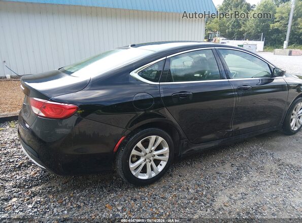 1C3CCCAB7GN154115 2016 CHRYSLER 200 Black Vista interior de 360 grados