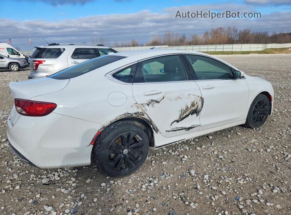 1C3CCCAB7GN177667 2016 CHRYSLER 200 Белый Задняя правая четверть