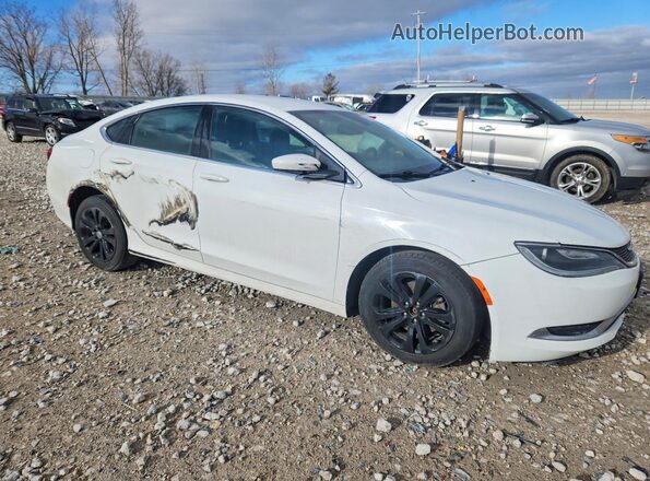 1C3CCCAB7GN177667 2016 CHRYSLER 200 Белый Передняя правая четверть