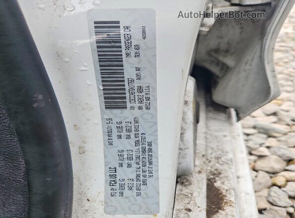 1C3CCCAB7GN177667 2016 CHRYSLER 200 Белый Вид наклейки с VIN-кодом