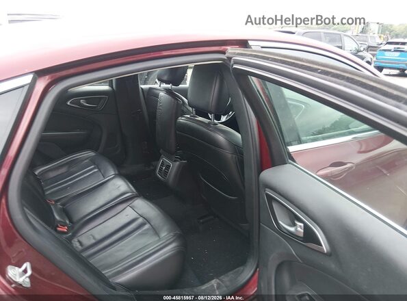 1C3CCCAB7GN191410 2016 CHRYSLER 200 Maroon Vista de la etiqueta del VIN
