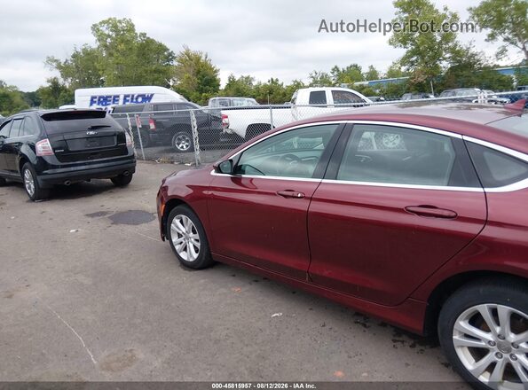 1C3CCCAB7GN191410 2016 CHRYSLER 200 Maroon Vista interior de 360 grados