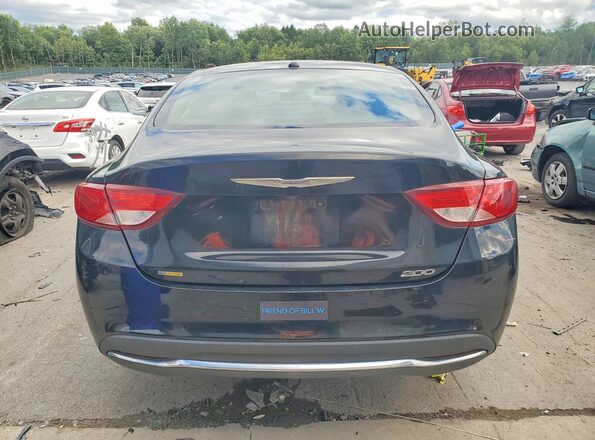 1C3CCCAB8GN159792 2016 CHRYSLER 200 Black Vista trasera