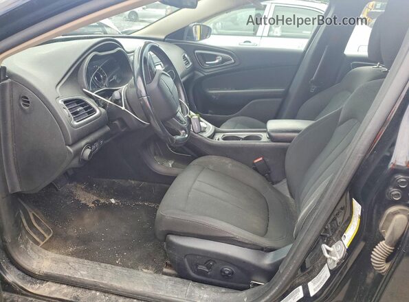 1C3CCCAB8GN159792 2016 CHRYSLER 200 Black Vista interior delantera