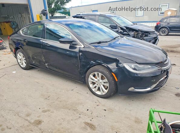 1C3CCCAB8GN159792 2016 CHRYSLER 200 Black Delantero derecho