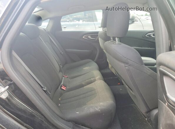 1C3CCCAB8GN159792 2016 CHRYSLER 200 Black Vista de los asientos traseros