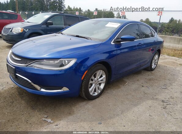 1C3CCCAB8GN169139 2016 CHRYSLER 200 Blue Vista tres cuartos delantera izquierda