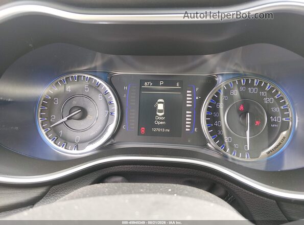 1C3CCCAB8GN169139 2016 CHRYSLER 200 Blue Vista de los asientos traseros