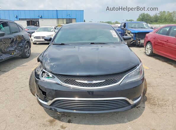1C3CCCAB8HN507186 2017 CHRYSLER 200 Черный Вид спереди