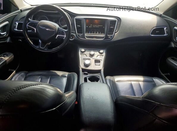 1C3CCCAB8HN507186 2017 CHRYSLER 200 Черный Вид панели приборов