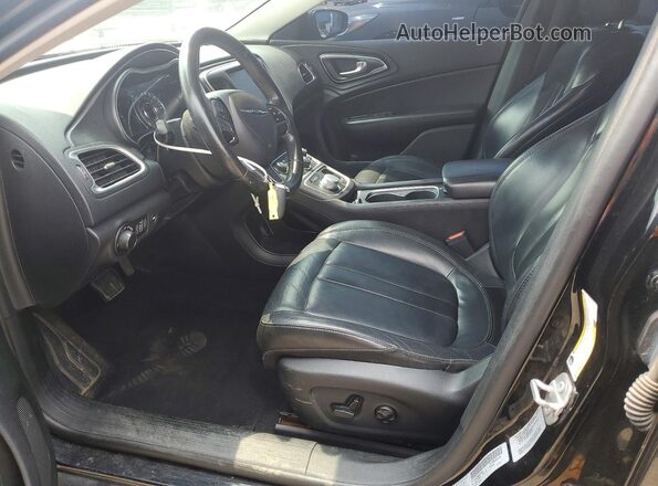 1C3CCCAB8HN507186 2017 CHRYSLER 200 Черный Вид салона спереди