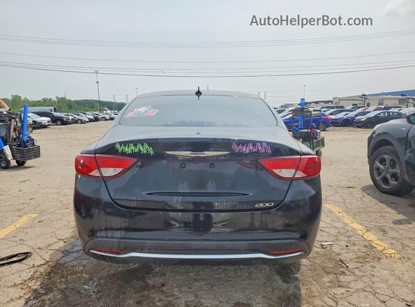 1C3CCCAB8HN507186 2017 CHRYSLER 200 Черный Вид сзади