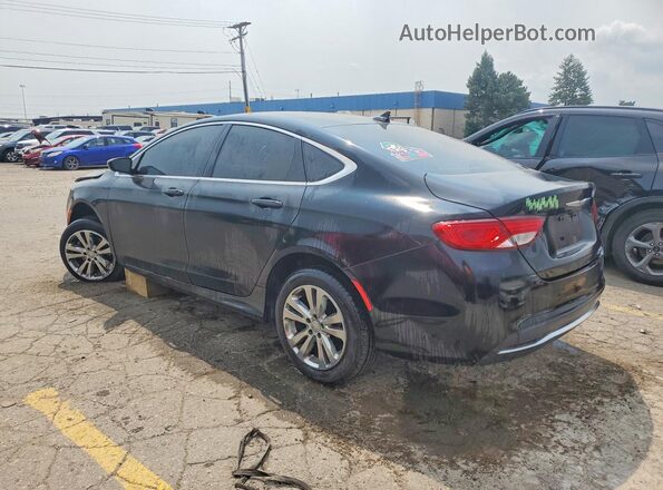 1C3CCCAB8HN507186 2017 CHRYSLER 200 Черный Задняя левая четверть