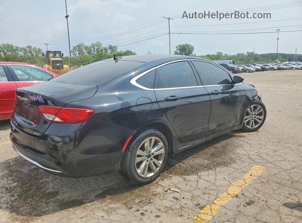 1C3CCCAB8HN507186 2017 CHRYSLER 200 Черный Задняя правая четверть
