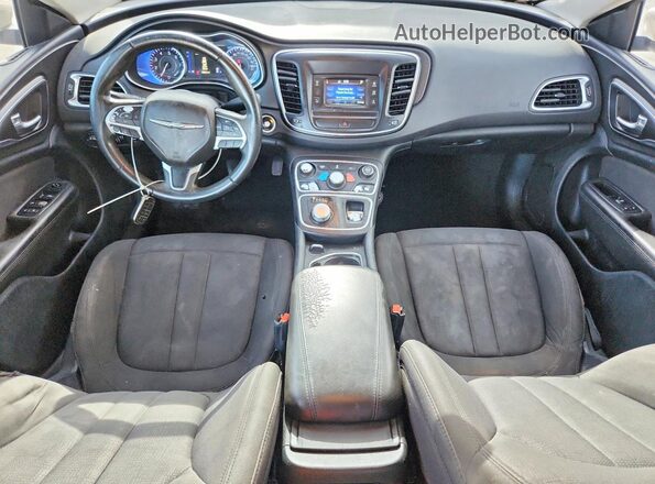 1C3CCCAB9GN102954 2016 CHRYSLER 200 Silver Widok deski rozdzielczej