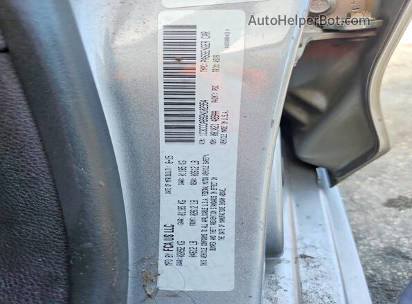 1C3CCCAB9GN102954 2016 CHRYSLER 200 Silver Widok komory silnika