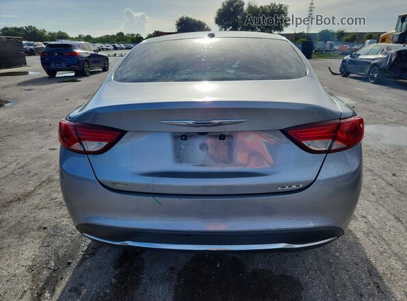 1C3CCCAB9GN102954 2016 CHRYSLER 200 Silver Widok z tyłu