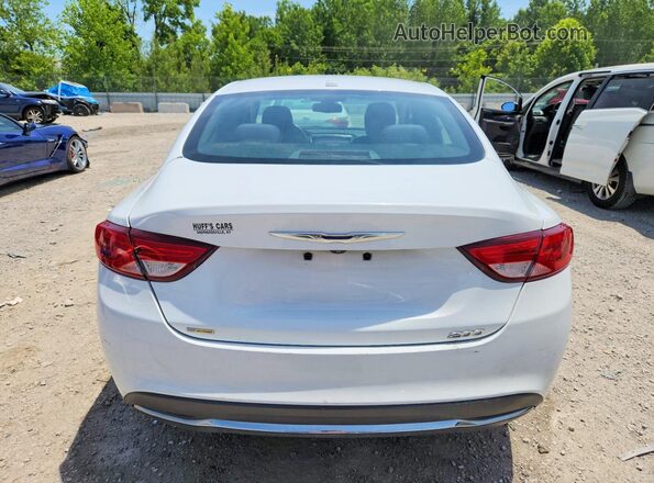 1C3CCCAB9GN126879 2016 CHRYSLER 200 White Widok z tyłu