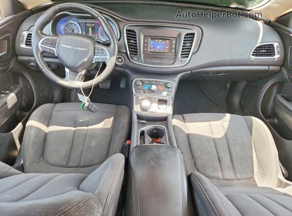 1C3CCCAB9GN126879 2016 CHRYSLER 200 White Widok deski rozdzielczej