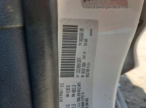 1C3CCCAB9GN126879 2016 CHRYSLER 200 White Widok naklejki z numerem VIN