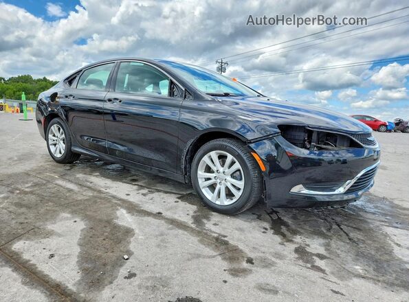 1C3CCCABXHN505360 2017 CHRYSLER 200 Черный Передняя правая четверть