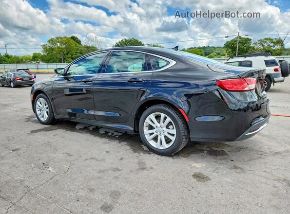 1C3CCCABXHN505360 2017 CHRYSLER 200 Черный Задняя левая четверть