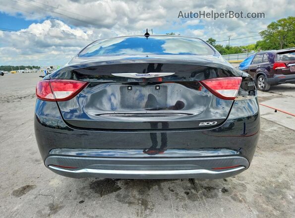1C3CCCABXHN505360 2017 CHRYSLER 200 Черный Вид сзади