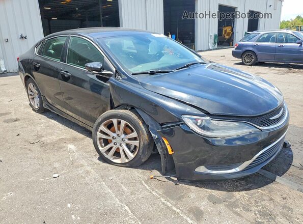 1C3CCCABXHN508341 2017 CHRYSLER 200 Черный Передняя правая четверть