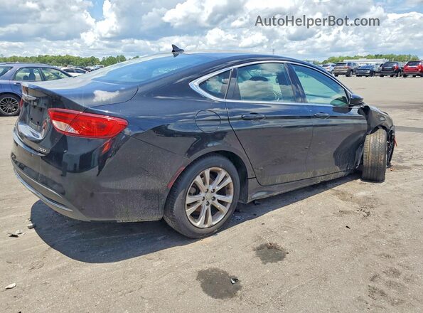 1C3CCCABXHN508341 2017 CHRYSLER 200 Черный Задняя правая четверть
