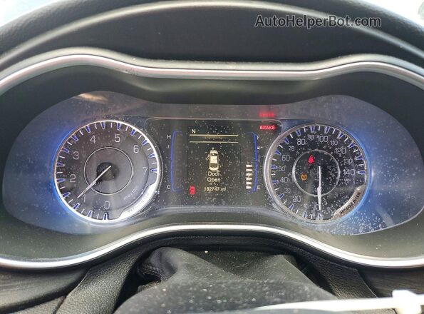 1C3CCCABXHN508341 2017 CHRYSLER 200 Черный Вид щитка приборов