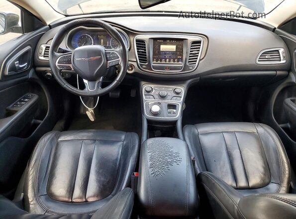 1C3CCCABXHN508341 2017 CHRYSLER 200 Черный Вид панели приборов