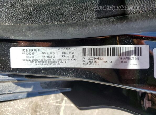 1C3CCCABXHN508341 2017 CHRYSLER 200 Черный Вид подкапотного пространства