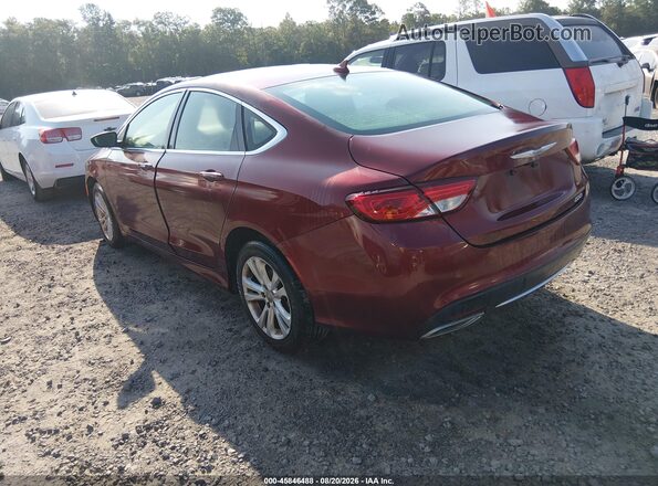 1C3CCCAG3HN510234 2017 CHRYSLER 200 Red Rear left