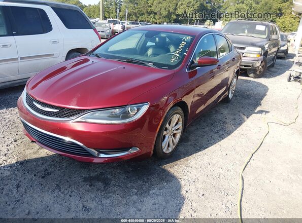 1C3CCCAG3HN510234 2017 CHRYSLER 200 Red Front left
