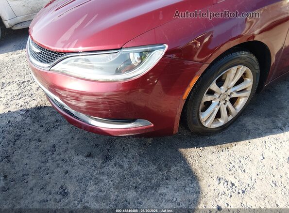1C3CCCAG3HN510234 2017 CHRYSLER 200 Red Front view