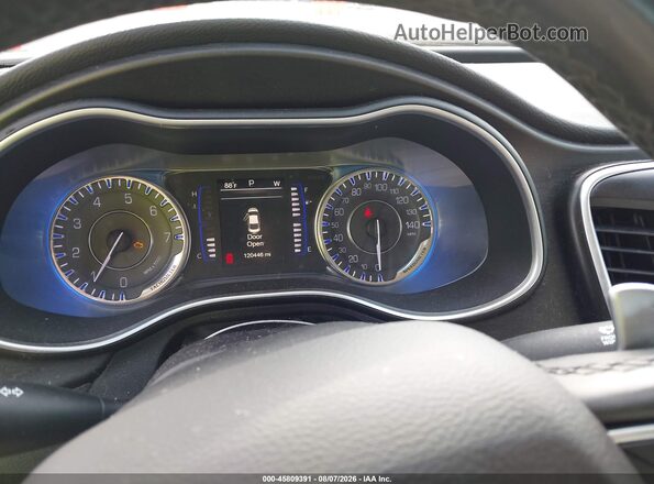 1C3CCCAG6GN186971 2016 CHRYSLER 200 Gray Rear seats view