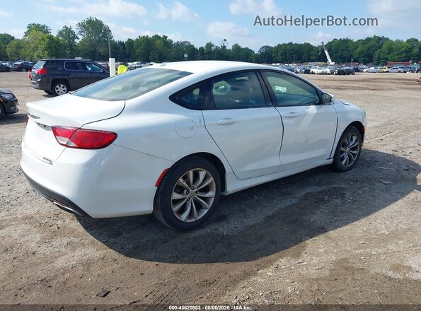 1C3CCCBB0GN117325 2016 CHRYSLER 200 Белый Задняя правая четверть