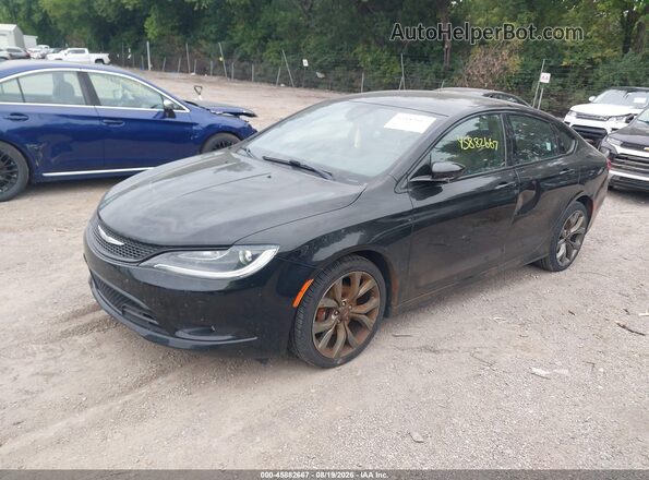 1C3CCCBB0GN161986 2016 CHRYSLER 200 Black Vista tres cuartos delantera izquierda