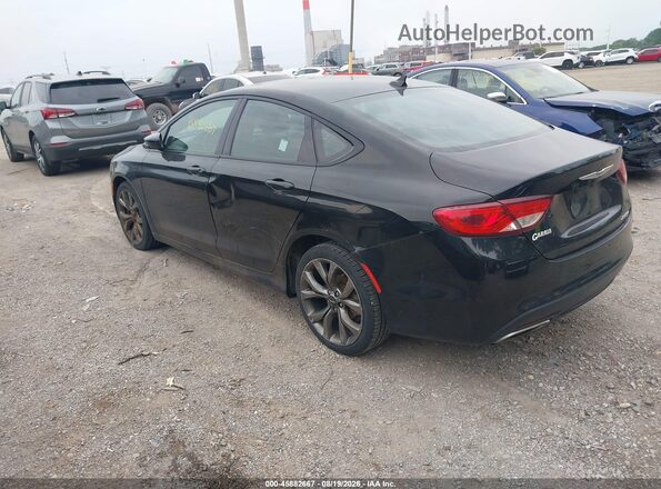 1C3CCCBB0GN161986 2016 CHRYSLER 200 Black Trasero izquierdo
