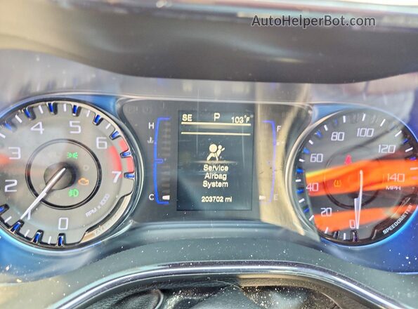 1C3CCCBB4GN161618 2016 CHRYSLER 200 Белый Вид щитка приборов