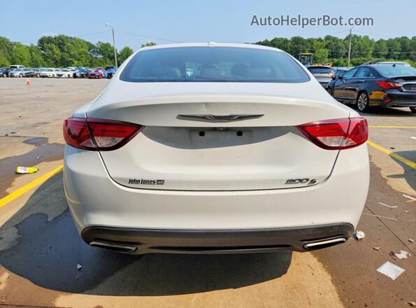 1C3CCCBB4GN161618 2016 CHRYSLER 200 Белый Вид сзади