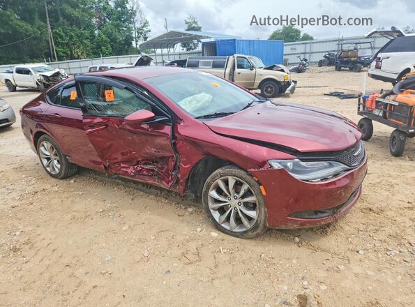 1C3CCCBB5GN122455 2016 CHRYSLER 200 Maroon Front right